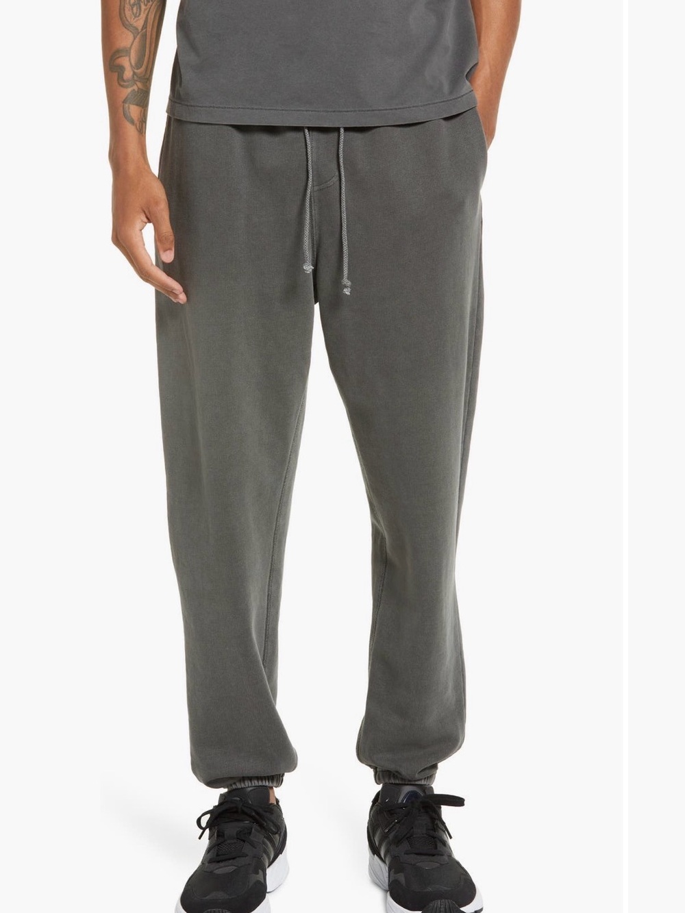 Elwood Core Organic Cotton Brushed Terry Sweatpants: Men’s Small